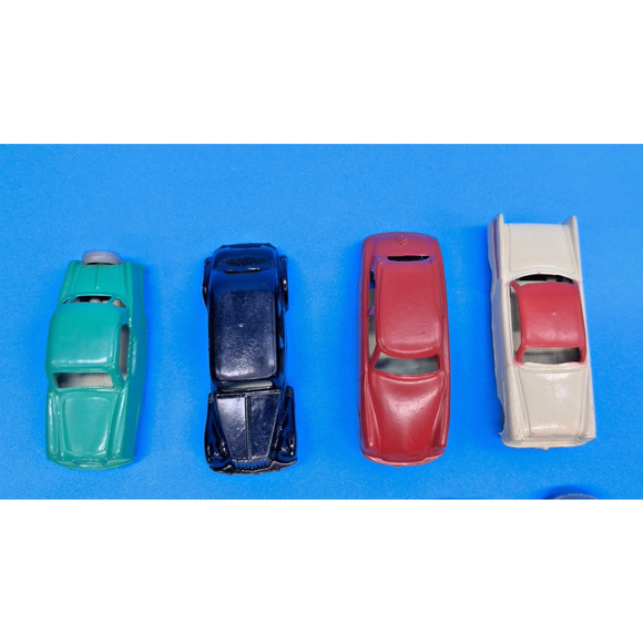 1950s INGAP Italy Set 12 Plastic cars,Various Models Numbered 1-12 Train Scenery - Picture 10 of 16